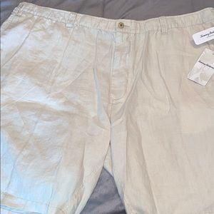 Tommy Bahama Linen Shorts Size 3XL Natural